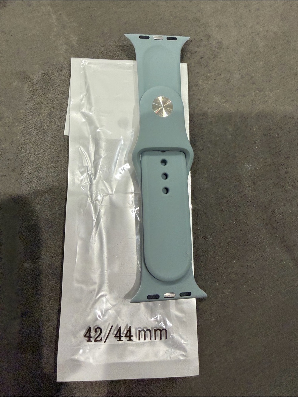 New Silicone Watch Band for 42/44mm Smartwatches - Sage Gray